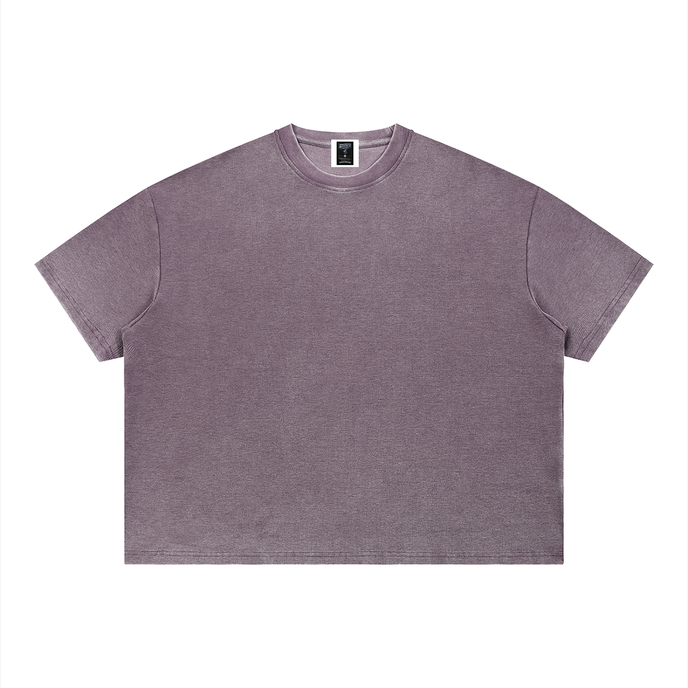 "Brooklyn Republic Essentials" Vintage Wash Sunfade Boxy Waffle T-Shirt