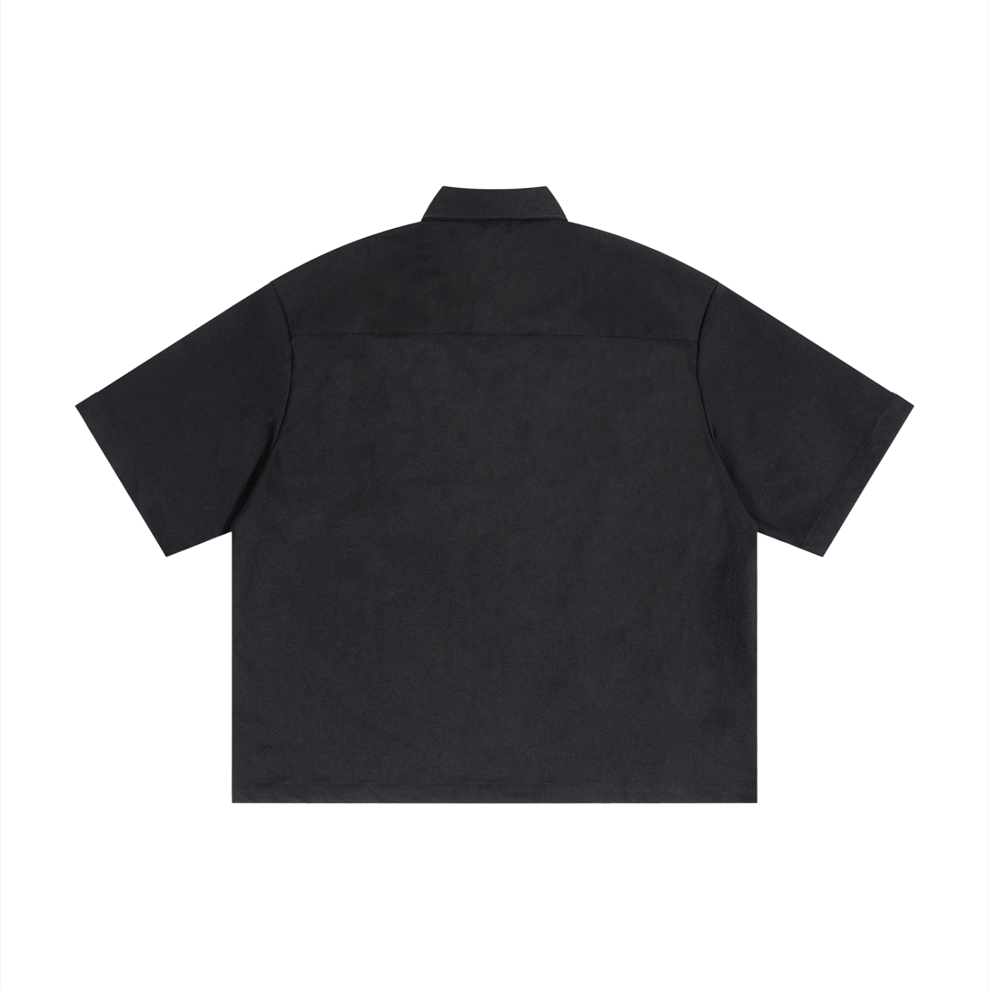 "Brooklyn Republic Essentials" Boxy Heavyweight Short Sleeve Button-Up